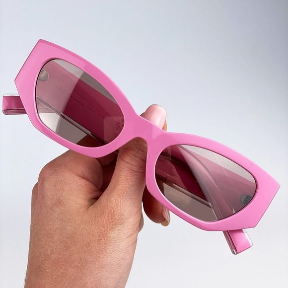 D&G DG6186 3262/5 Sunglasses Pink  Light Pink Mirror Silver Cat Eye Women main image 9